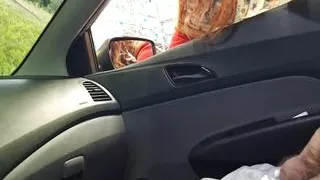 Hot girl in the market sucking ice cream I risked masturbation