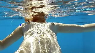 Hungarian tight pussy on camera by the pool