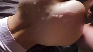 I teaches stepsister how to masturbate her clit and fumed on her tiny ass????