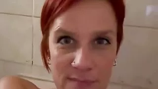 Dildo Teasing in the Bath