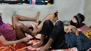 Indian Threesome boys - Three college boys move their big dicks very comfortably and fun and have fun with each other.