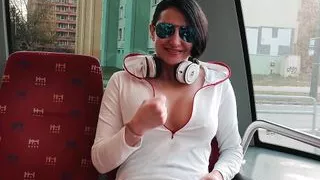 In the Morning on the Way to Work, I Was Sucked and Fucked by a Strange Young Woman in the Tram Dada Deville