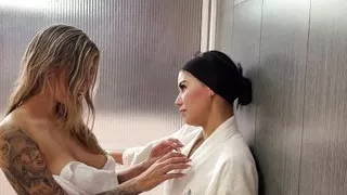 Sexy shower with my best friend