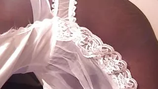 Ebony nurse gets  warm cum on her perfect face