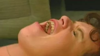 Two busty and wild MILF's from Germany playing with a young stud