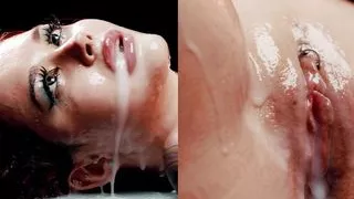 Monster Cumflation - All the way through - Purple Bitch in The Arcade Machine Part I