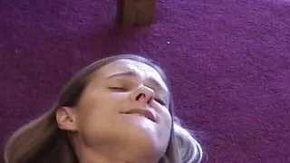 Old MIFL and stunning blonde teen together in lesbian action