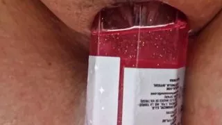 Girl's masturbation insertion