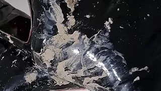 Coming on dirty black patend THB