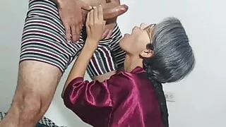 I fuck my stepmother while dad is out of the house I finish her inside what a delight