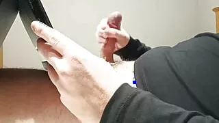 500 Subscriber Special Thick Cock Cumshot! Watching My Fav Orgasm!