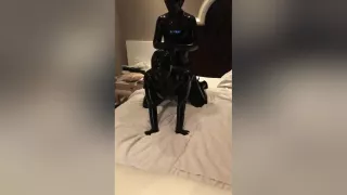 Latex Catsuit Breathplay Masturbation
