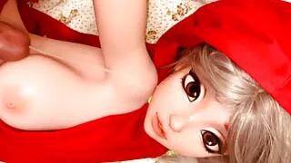 Little Red Riding Hood Armpits Receiving Small Penis Cum Loads - Elsa Babe Silicone Love Doll Model Takanashi Mahiru