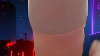 Taking Big Black Cock Jocker's Cock - Hot Trans