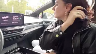 Fucking In A City Taxi With A Driver