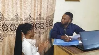 Naughty students in uniforms offer sex to upgrade their exams score at the principal office.