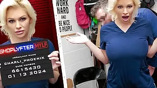 Blonde Nurse Gets Caught Shoplifting Medical Supplies - Shoplyfter MYLF