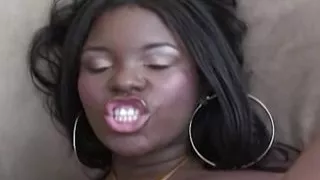 This white guy likes nothing more than to plow Candice Nicoles sweet mouth and pussy