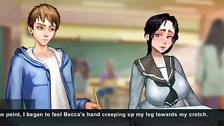 Taffy Tales Cap 18 - a Blowjob From 2 Girls in the Cinema Bathrooms