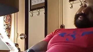 Monster Livestream Cumshot from Daddy