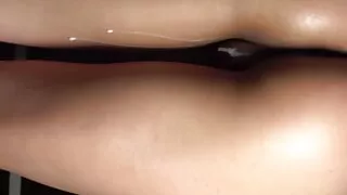 Oiling and smelling this big ass and then fucking it doggy style and leaving the whole load inside