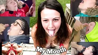 Huge Cumshots in Mouth Compilation Volume 4