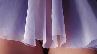 Dady Rubs His Cock From Behind