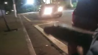 Gifted displaying on the street for couples passing by