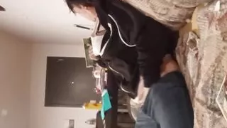 Wife masterbates right before husband gets home.