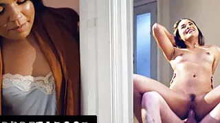 PURE TABOO Gizelle Blanco Lets BFF's Snooping Stepbro Fuck Her At Teen Slumber Party