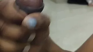 Kerala handjob and cum shot (diya and me )