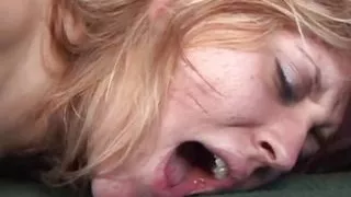 Being slapped around during intense anal fills the adorable blonde Tina Marie with pure joy