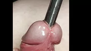DO NOT VIEW IF SENSITIVE! 14mm Sounding Big Uncut Head Ultra Close-up w Cumshot POV 4K