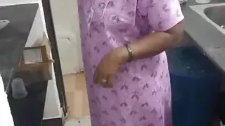 Step Mother Wearing Dress After Bath