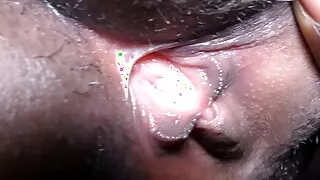 Brand new ebony virgin pussy with HYMEN exposed