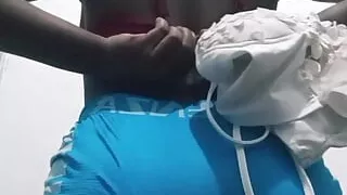 Modelando mi shorts favorito súper sexy ropa interior