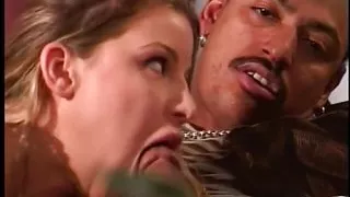 Black stud fingers and licks brunette beauties wet pussy