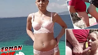 German Scout - Cute Girl Julia Parker Seduce to Casting Fuck at Mallorca Beach