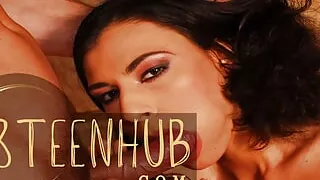 Sexy girl with lingerie gives pleasure to her girlfriend