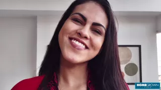 Gorgeous Bia gets a big dick in her hot pussy and tight ass, with a cum load too!