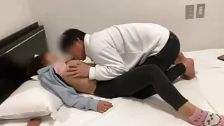 I could hear them having sex in the next room, and when I heard them doing it, I got horny, and they..." .