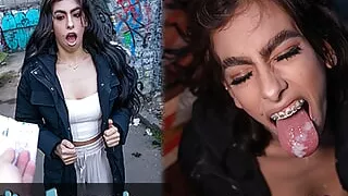 Public Agent Sexy Colombian babe sucks and fucks in public place