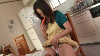 Husband not satisfying her needs so she turns into food masturbation by A story of a housewife
