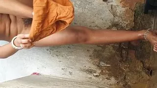 Desi Indian (HD) Schoolgirl bathroom fingering hairy pussy with orgasm caught camera mms leaked viral video