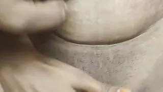 Stepsister fingering with husband friend dick in the bedroom