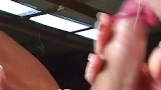 Big booty Chloe uses her juicy boobs to get his cock ready for anal sex