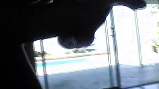 Two naughty girls record while a guy lick and pump their wet pussies