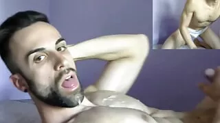 JERKING OFF and CUMMING in my own mouth