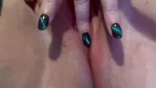 Chubby pussy wet fingering orgasm