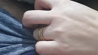 Step mom hand slip under step son pants and pull out his dick